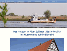 Tablet Screenshot of museum-hitzacker.de